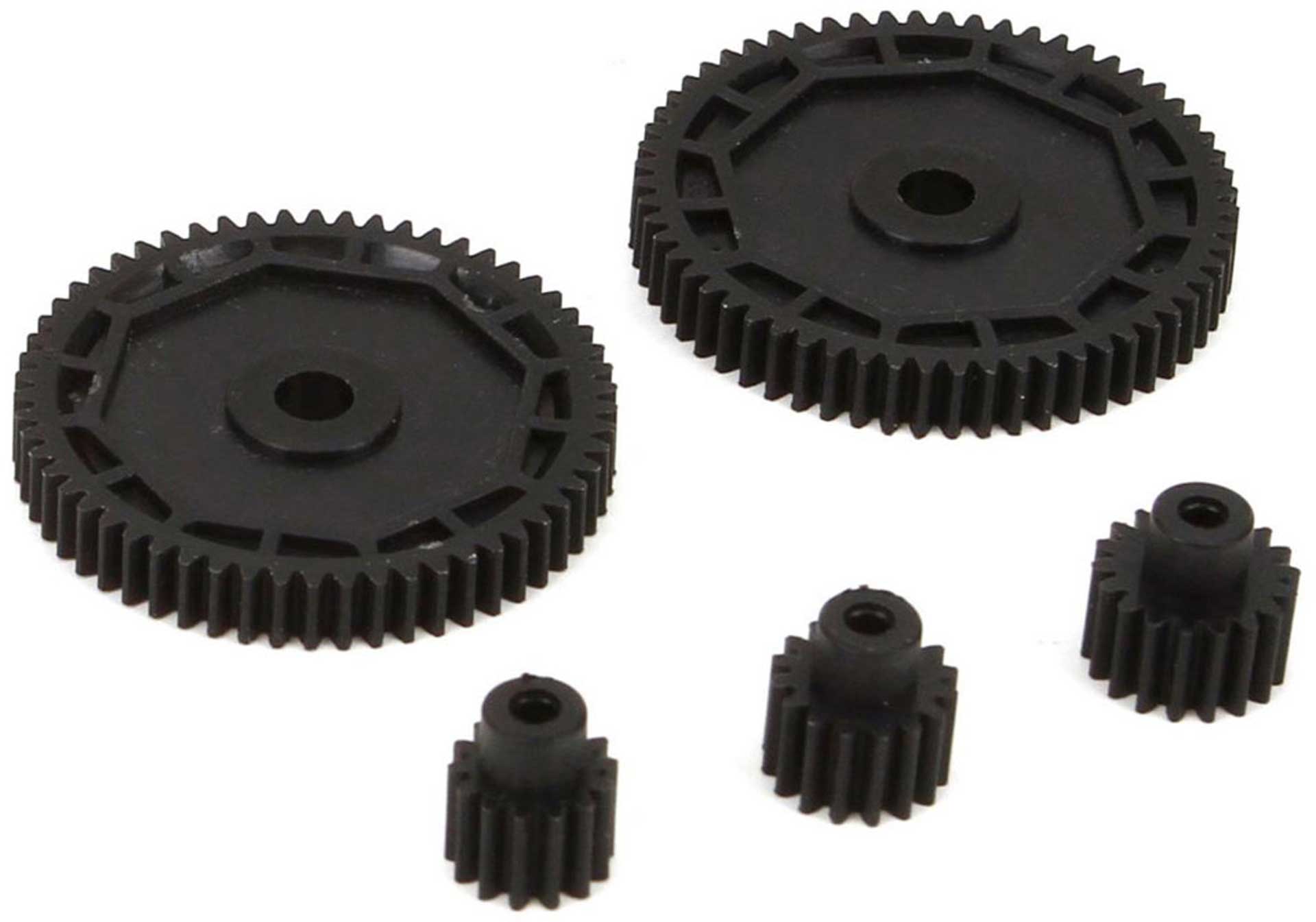 ECX PINION  AND  SPUR GEAR  : 1/18 4WD RUCKUS/TORMENT/RALLY