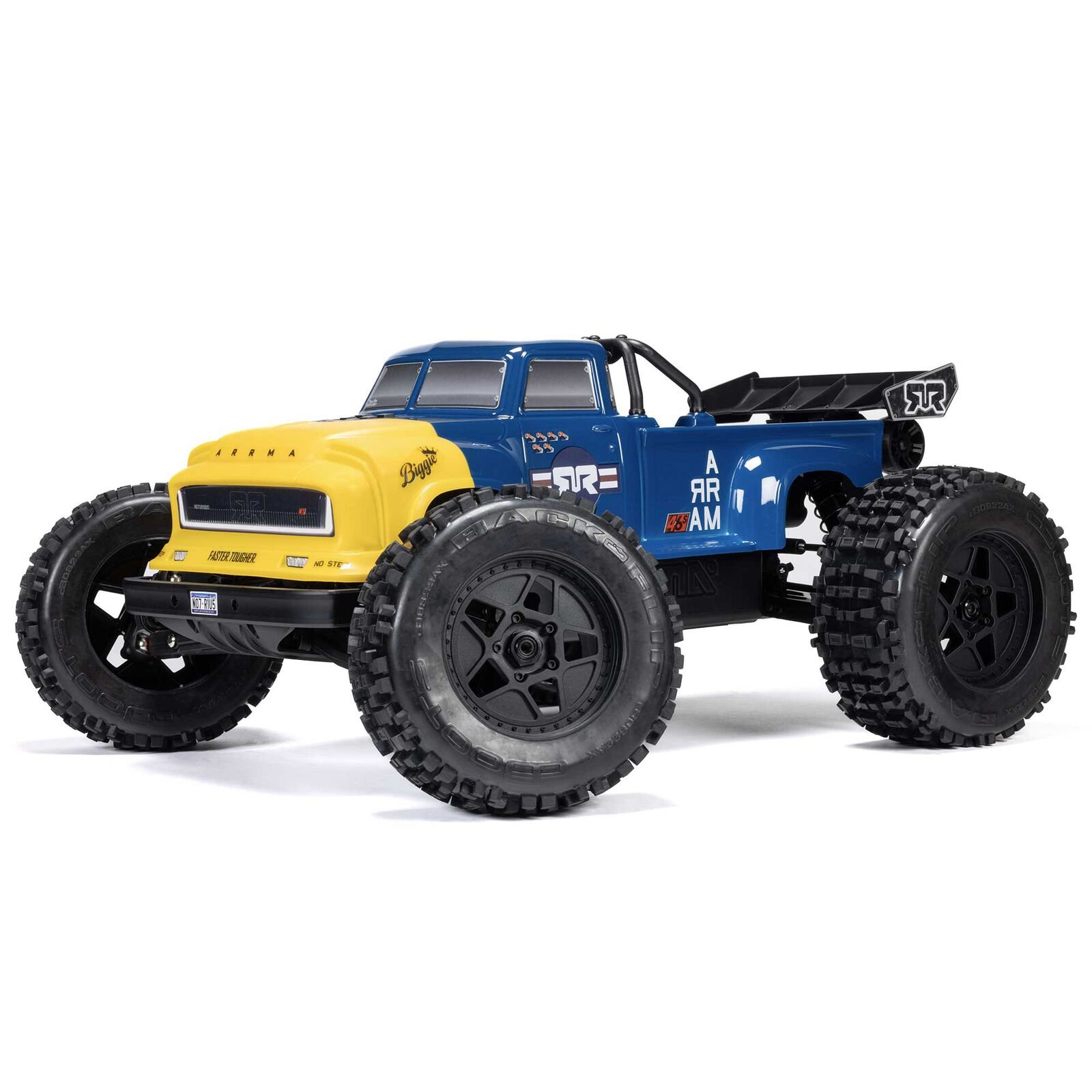 ARRMA NOTORIOUS 6S V6 4X4 BLX 1/8 Brushless Stunt Truck RTR, Blau