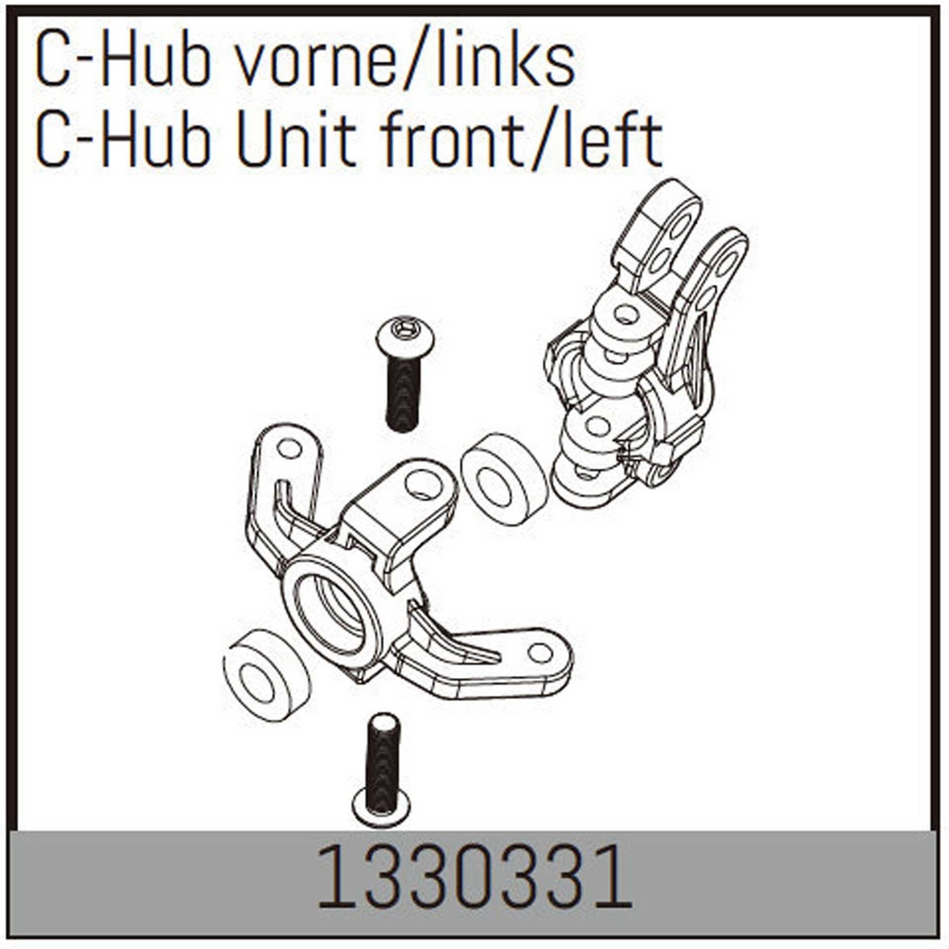 ABSIMA C-HUB AVANT/GAUCHE pièce détachée