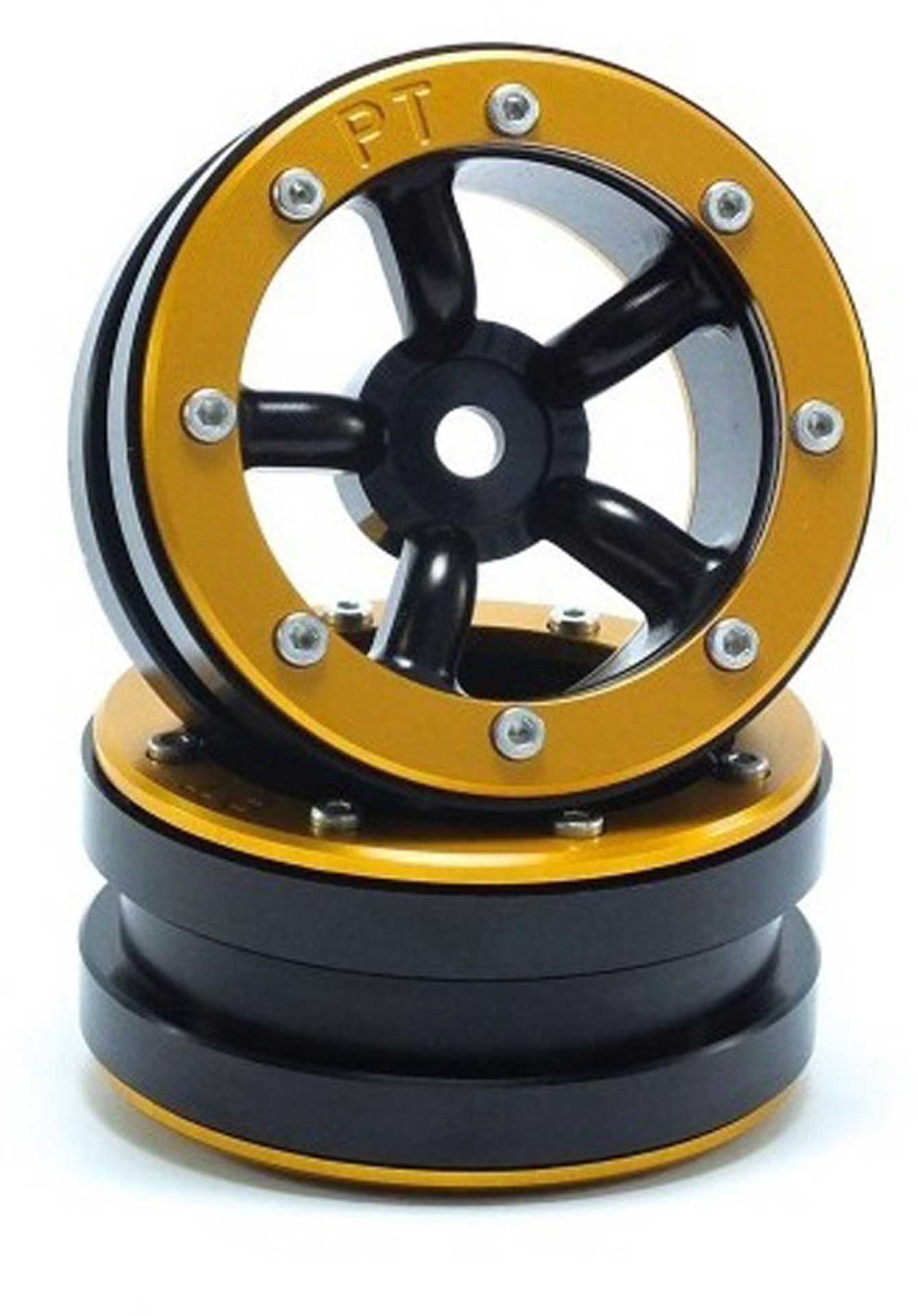 METSAFIL BEADLOCK WHEELS PT-SAFARI SCHWARZ/GOLD 1.9 (2 ST.)