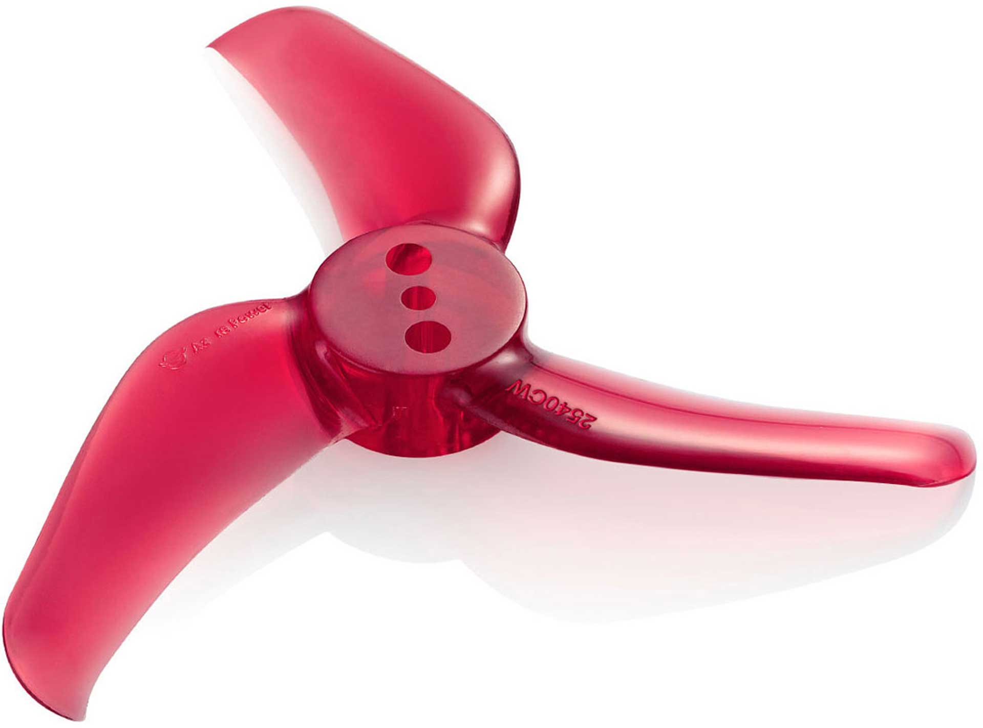 AZURE POWER RACE 3-BLADE 2540 2,5/4 PROPELLER RED 4X RIGHT & 4X LEFT 8 PIECES