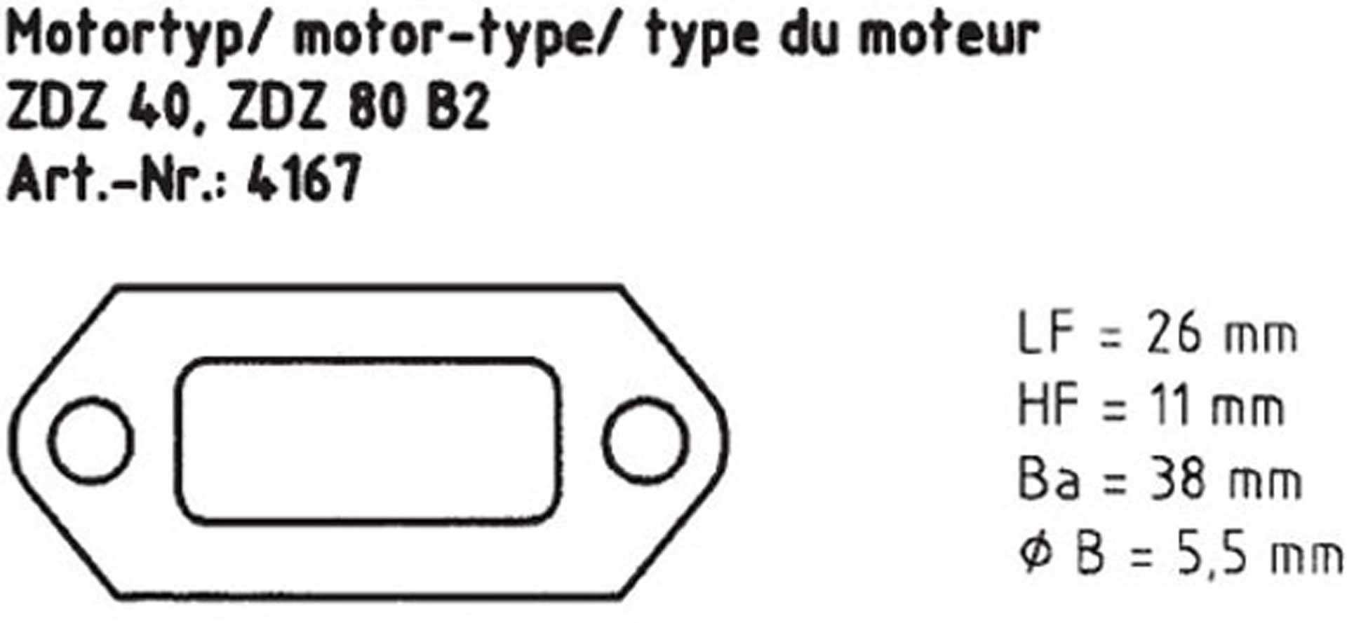 KRUMSCHEID MOTOR FLANGE DLE 35 RA/ZDZ40/ZDZ80B2