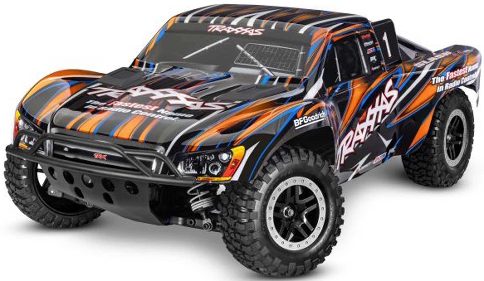 TRAXXAS Slash 4x4 VXL Clipless orange 1/10 Short-Course RTR Brushless, HD, sans batterie ni chargeur