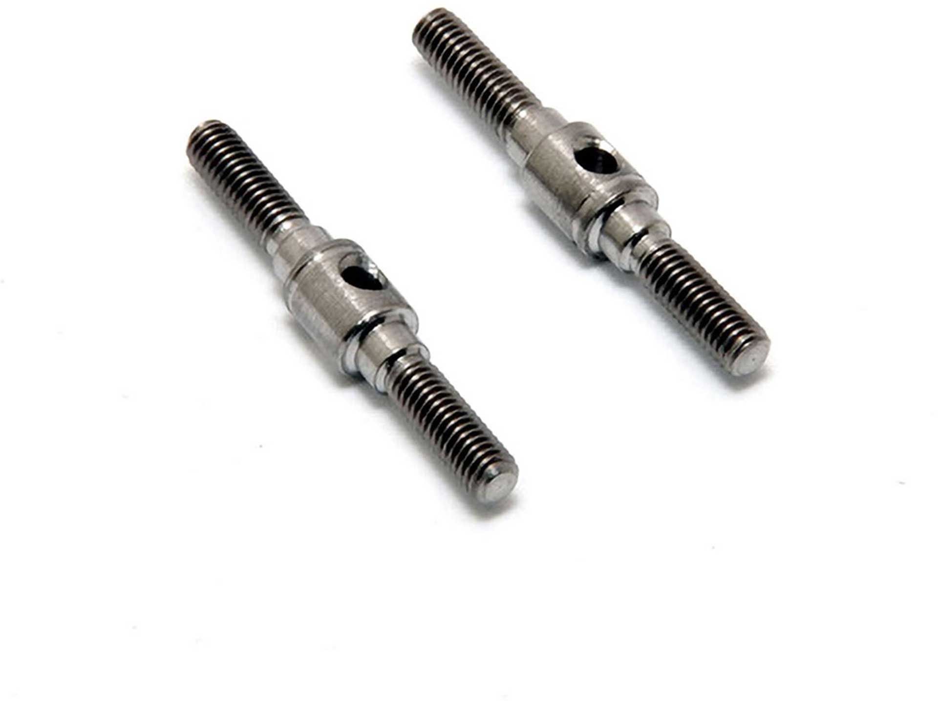 HOBAO TITANIUM TURNBUCKLE-28L FOR REAR UPPER ARM, 2 PCS