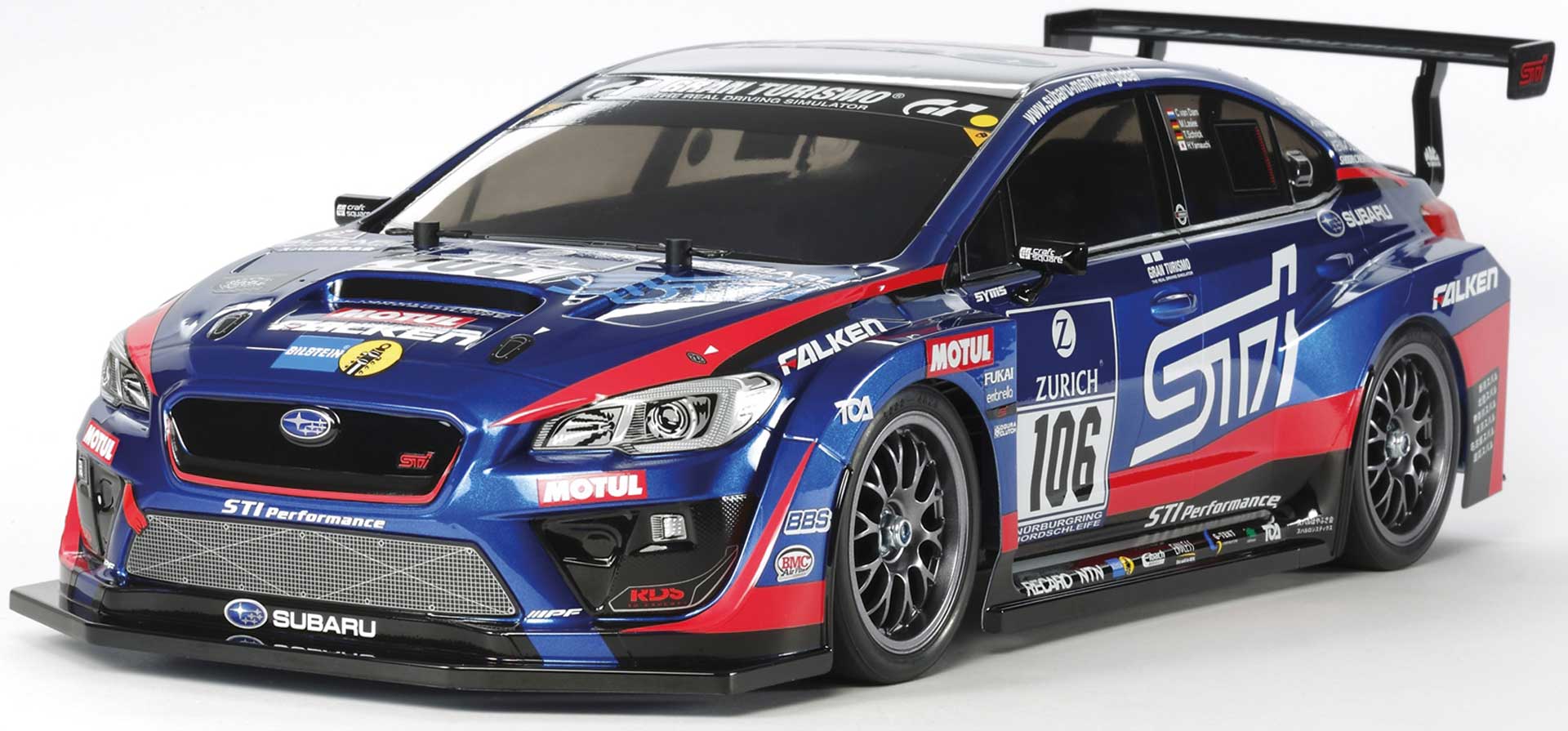 TAMIYA SUBARU WRX STI 24H NÜRBURGRING TT-02 1/10 EP 4WD BAUSATZ