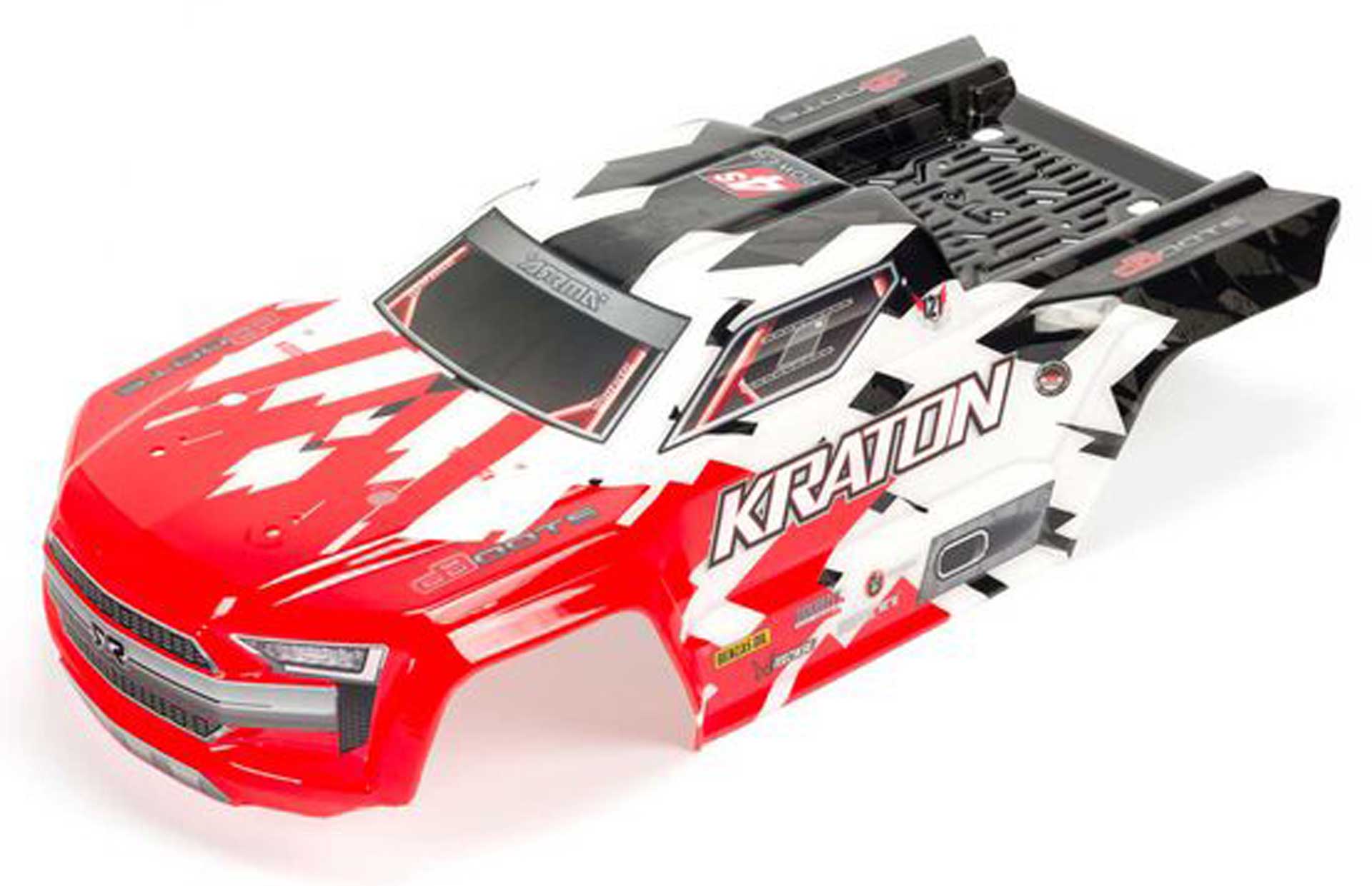 ARRMA Kraton 4x4 BLX Painted Decaled Trimmed Body Red