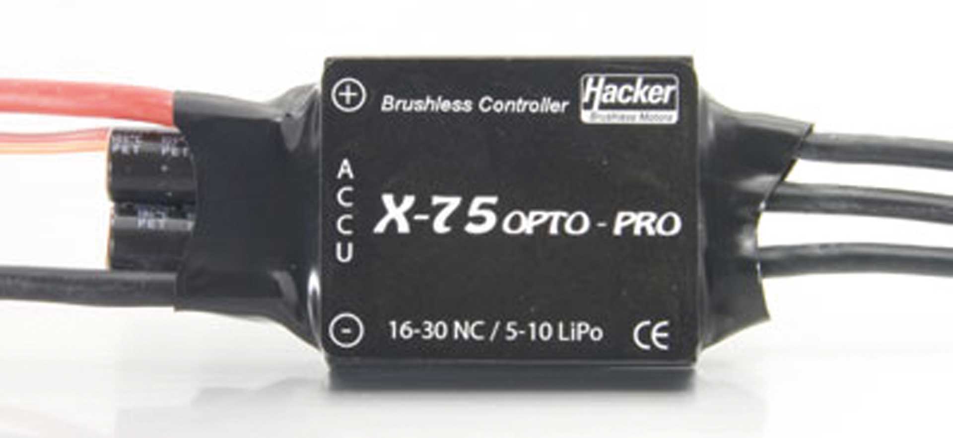 HACKER RÉGULATEUR OPTO X-75 PRO BL