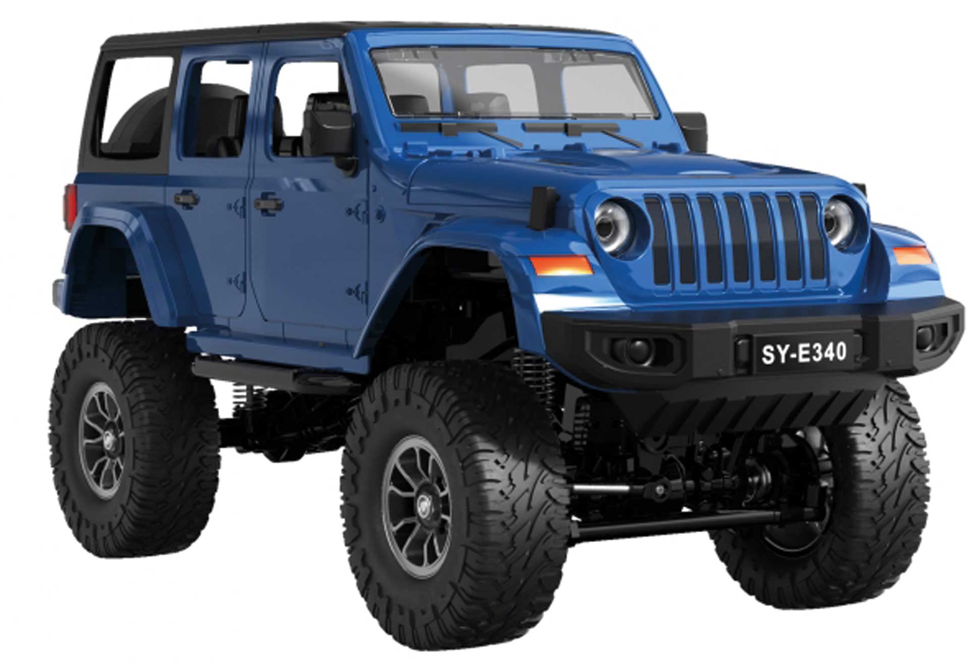 FM-ELECTRICS Jeep Wrangler 1:14 Crawler 4x4 RTR blau