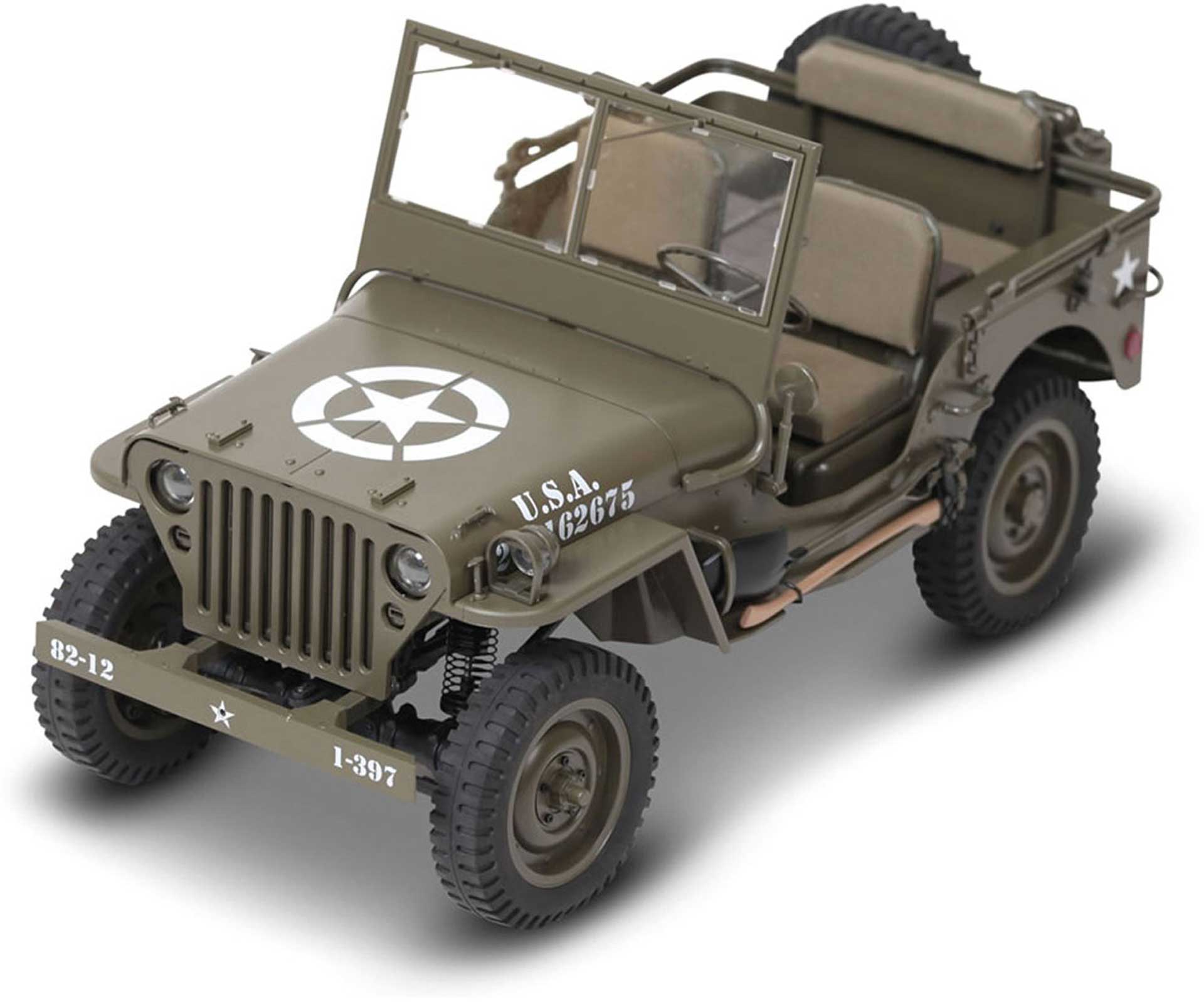 ROC HOBBY 1941 MB Scaler 1:6 4WD Crawler RTR 2,4GHz, mit Beleuchtung