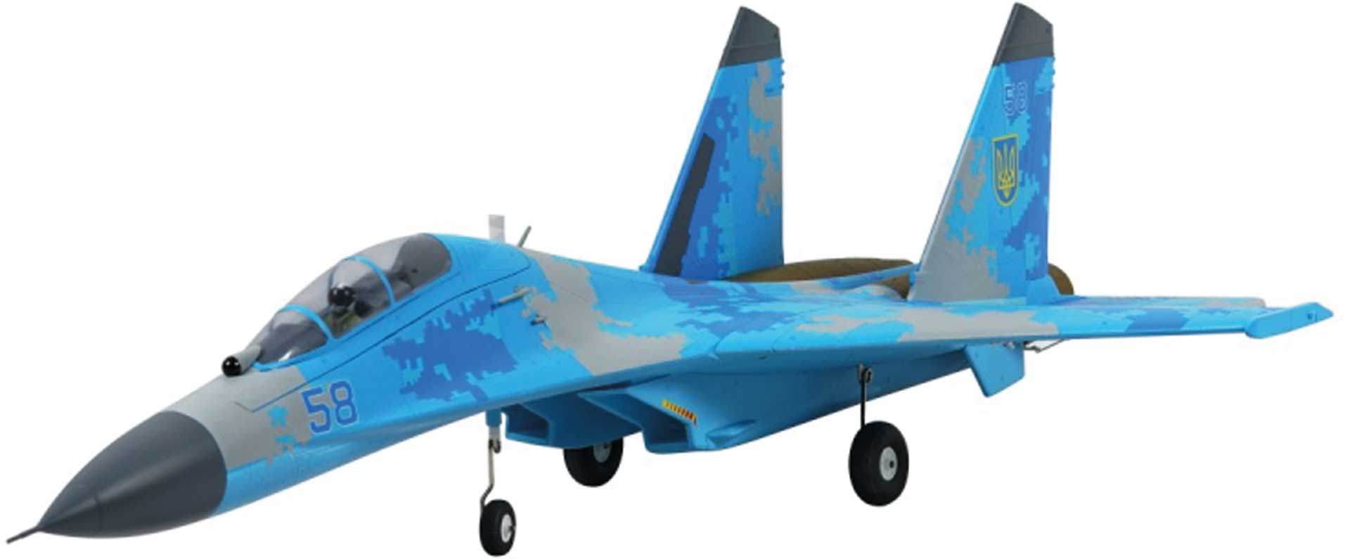 XFly SU-27 50mm EDF Bleu/Camo Jet PNP