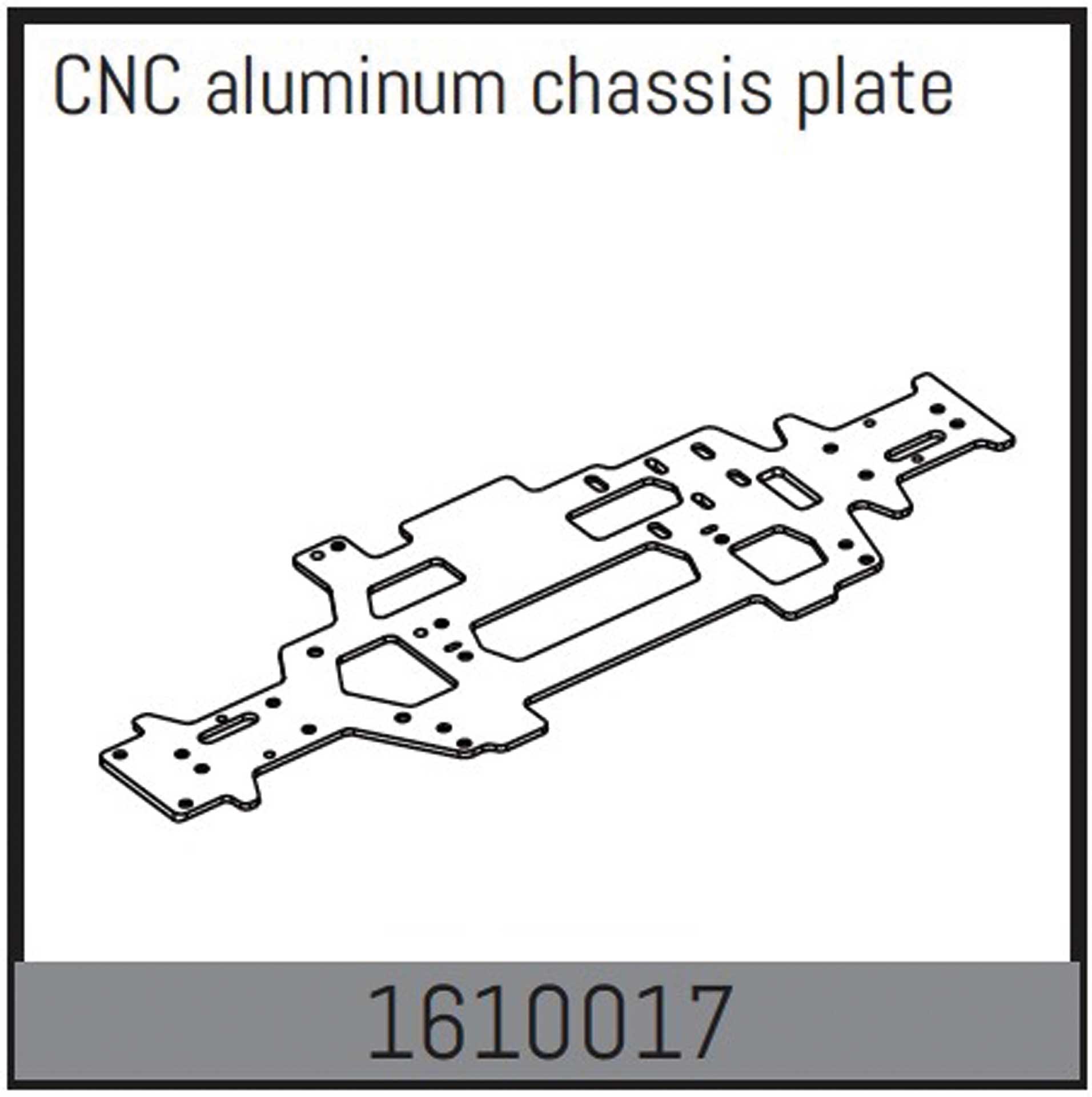 ABSIMA CNC aluminum chassis plate