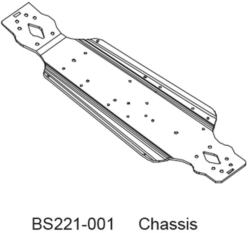 D-Power Plaque de fond du châssis - BEAST BX / TX