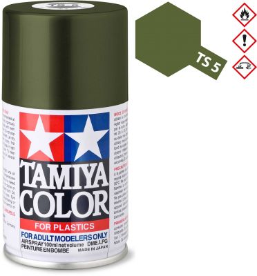 TAMIYA TS-5 Braunoliv1 (Olive Drab1) matt Kunststoff Spray 100ml