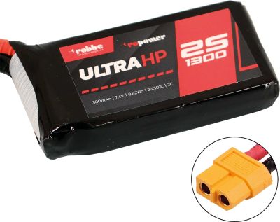 Robbe Modellsport RO-POWER ULTRA HP 1300MAH 7,4 VOLT 2S 25(50)C LIPO AKKU