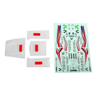 AXIAL Body Panel Set (Clear): UTB