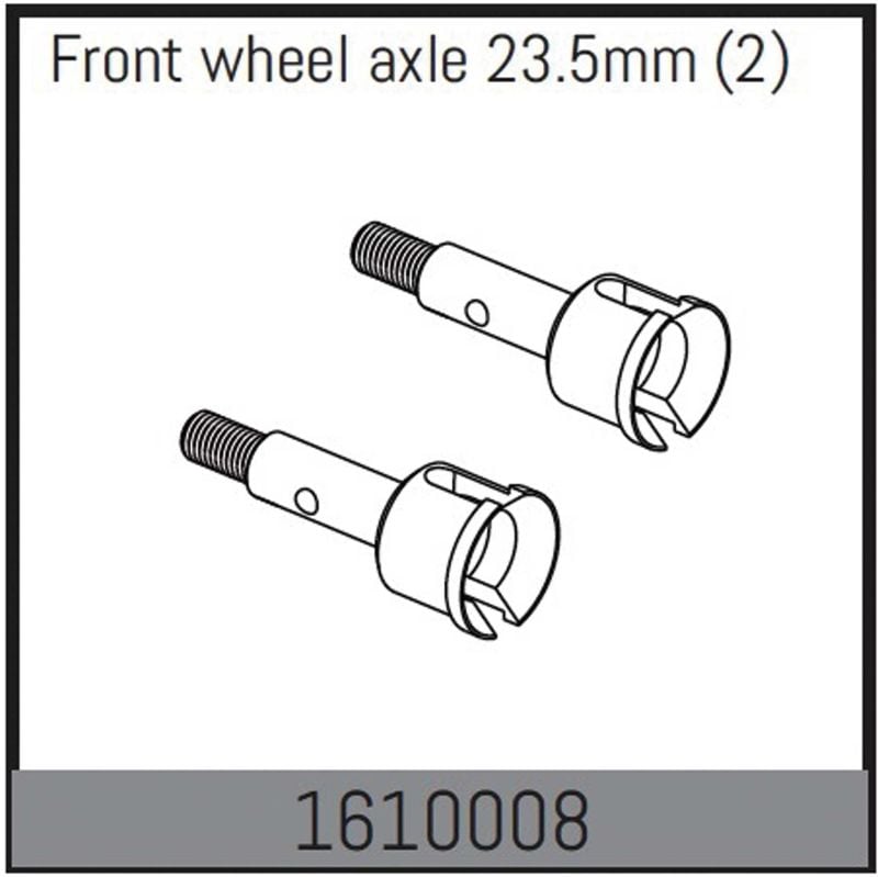 ABSIMA Front wheel axle 23,5mm (2)