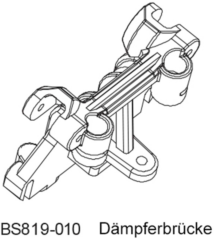 D-Power Pont d'amortisseur - BEAST BX / TX