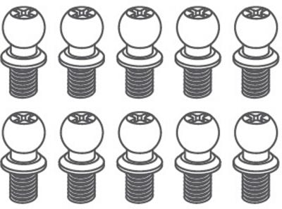 ABSIMA Têtes à billes de direction (10 pièces)