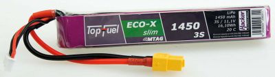 HACKER TopFuel LiPo 20C ECO-X Slim 1450mAh 3S 11,1V MTAG