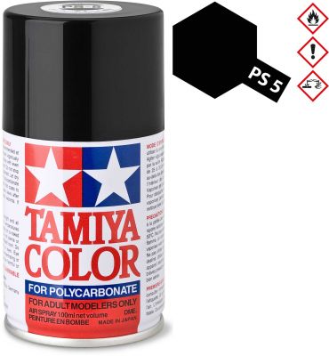 TAMIYA PS-5 Schwarz Polycarbonat Spray 100ml