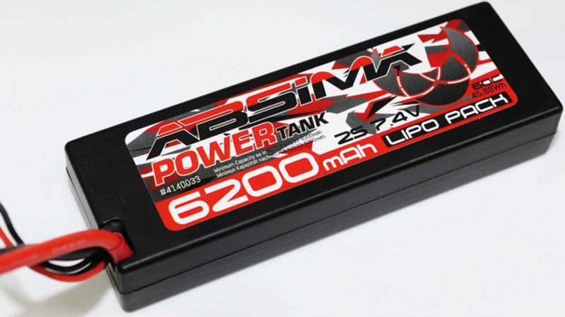 ABSIMA Power Tank LiPo Stick Pack 7,4V 60C 6200mah Hardcase (T Plug)