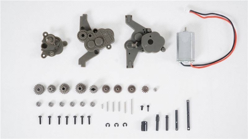 ROC HOBBY Willys MB Scaler 1/12th scale - Main gearbox mounted