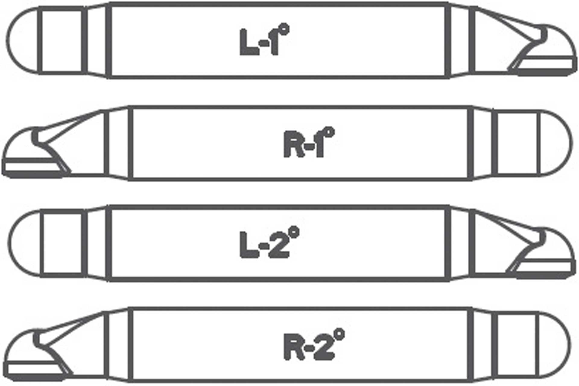 ABSIMA Tiges de direction (4 pièces)