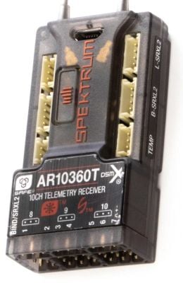 SPEKTRUM AR10360T 10-Channel AS3X & Safe Telemetry Receiver