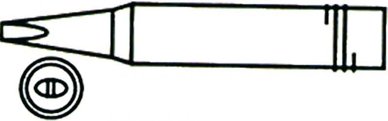 STARTEC REPLACEMENT SOLDERING TIP "CHISEL" 2,2MM F.ST 501