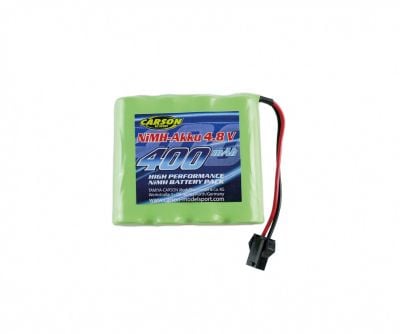 CARSON 4,8V/400mAh NiMH Akku : 500907339 JST