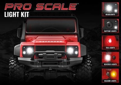 TRAXXAS PRO SCALE LED Licht-Set TRX-4M Land Rover 1/18