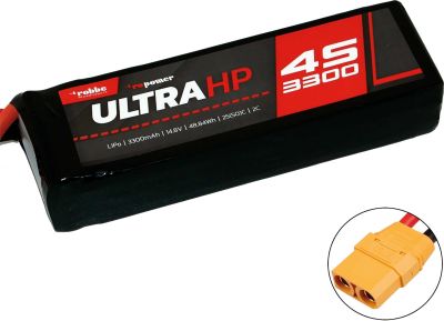 Robbe Modellsport RO-POWER ULTRA HP 3300MAH 14,8 VOLT 4S 25(50)C LIPO AKKU