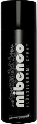 MIBENCO LIQUID RUBBER SPRAY BLACK GLOSSY 400ML