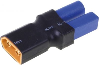 Robbe Modellsport ADAPTER XT-60 STECKER AUF EC-5 BUCHSE 1Stk.