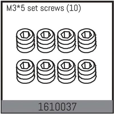 ABSIMA M3*5 set screws (10)