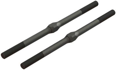 ARRMA Steel Turnbuckle M4x85mm Black (2)