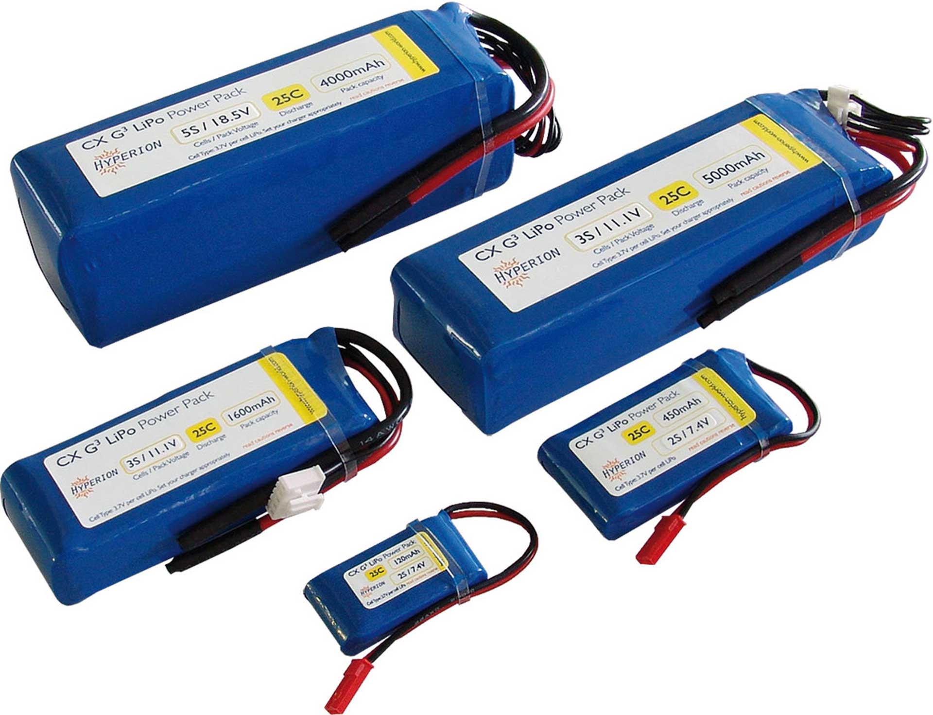 HYPERION GENERATION 3 CX LIPO 1300MAH/11,1V 25/45