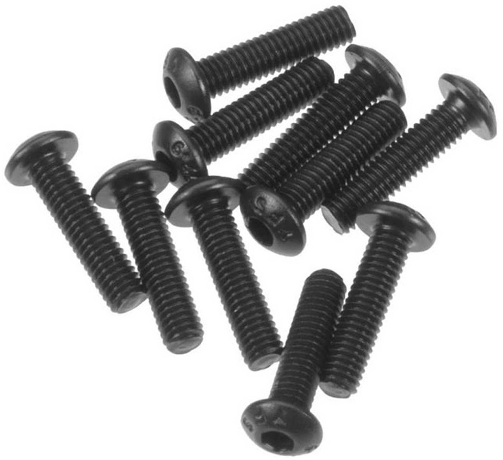 ARRMA AR721312 Button Head Screw 3.x12mm (10)