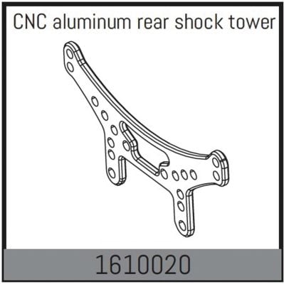 ABSIMA CNC aluminum rear shock tower