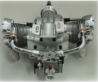 SAITO FG-61TS gasoline Boxer engine 2-cylinder 4-stroke - buy now - at ...