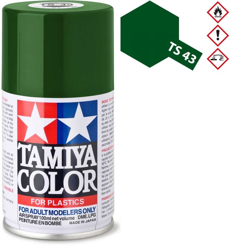 TAMIYA TS-43 Racing Green glossy plastic Spray 100ml