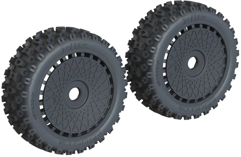 ARRMA dBoots '2-HO' Tire Set Glued