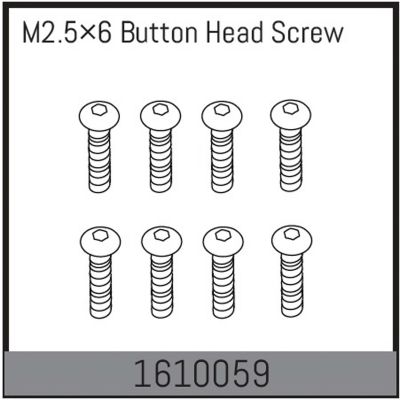 ABSIMA M2.5×6 button head screw