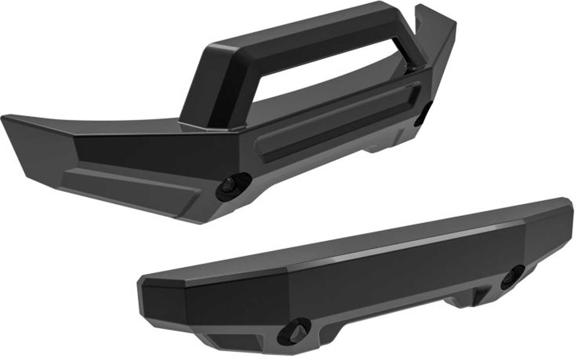 TRAXXAS Bumper v/h schwarz: Mini-Maxx