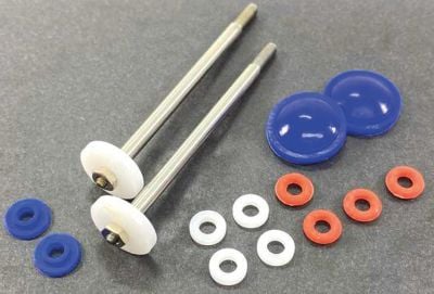 ABSIMA Kit de tiges de piston pour 1:8 / 100mm Amortisseur de chocs