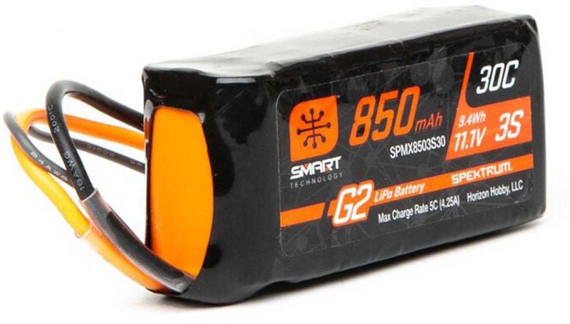 SPEKTRUM 850mAh 3S Smart G2 30C; IC2