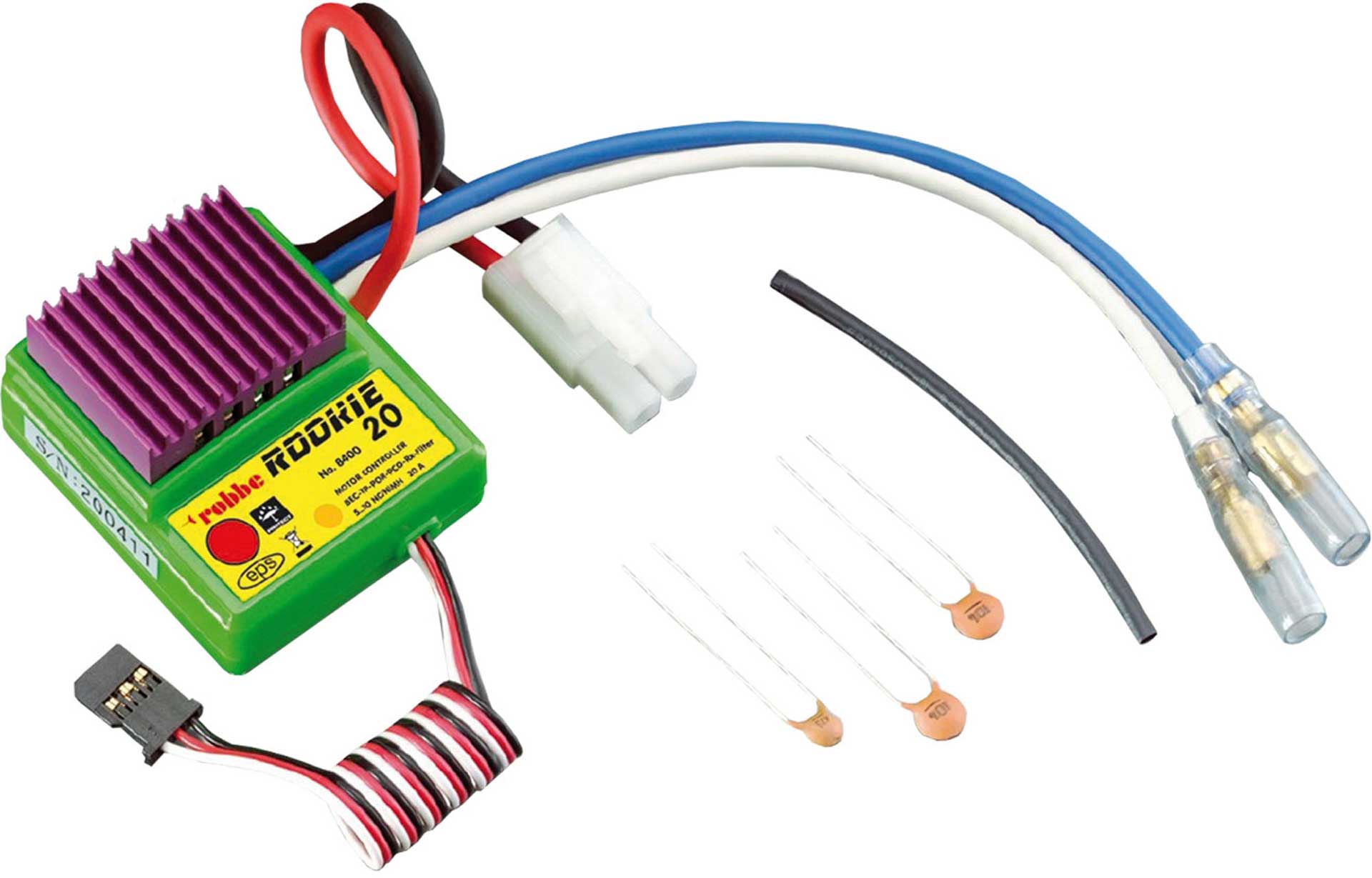 Robbe Modellsport ROOKIE 20 for Brush motors 5-10x NC/NIMH 20(25) A controller