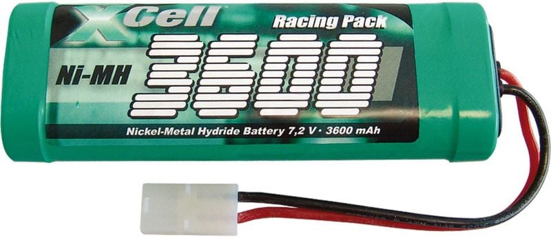 XCELL NI-MH RACINGPACK 3600 MAH 7,2 VOLT