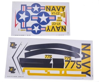 E-Flite Decal Sheet : Carbon-Z T-28