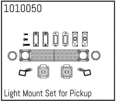 ABSIMA Kit de montage de lumière pour Pickup